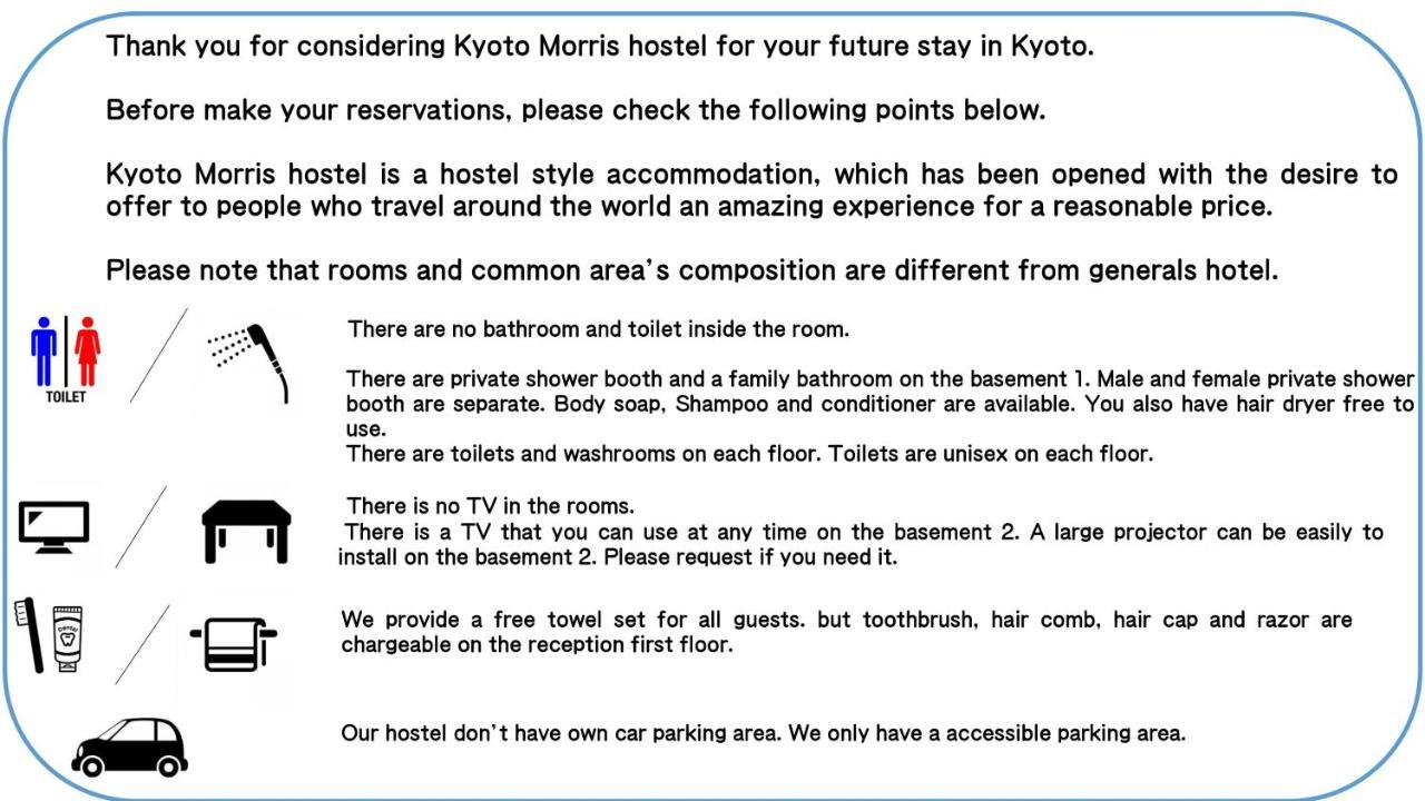 Kyoto Morris Hostel Bagian luar foto